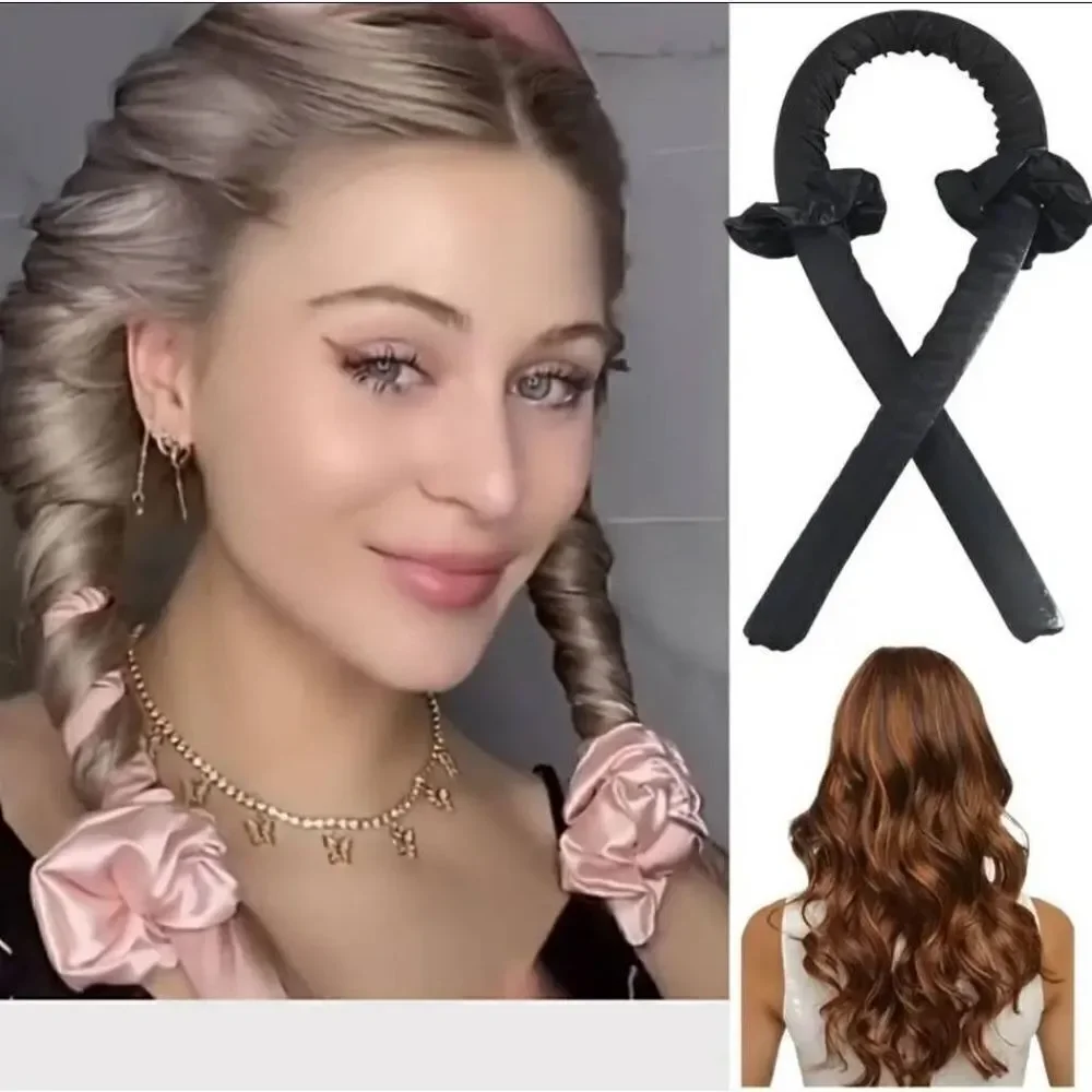 No Brand heatless hair